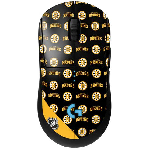 NHL Boston Bruins Pattern G Pro Wireless Gaming Mouse Skin