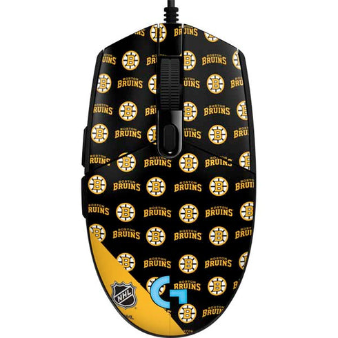 NHL Boston Bruins Pattern G203 Prodigy RGB Wired Gaming Mouse Skin