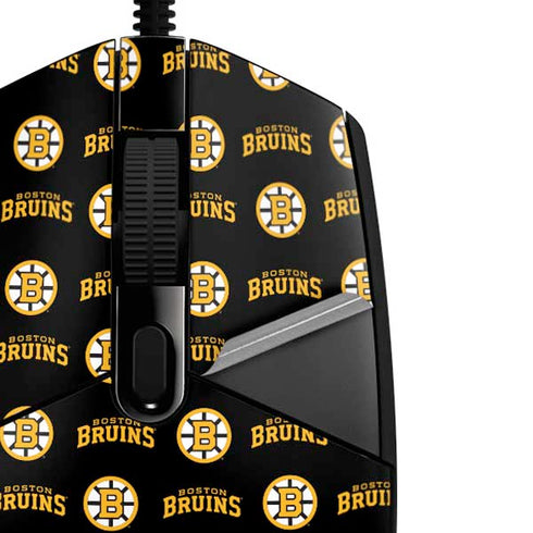 NHL Boston Bruins Pattern G203 Prodigy RGB Wired Gaming Mouse Skin