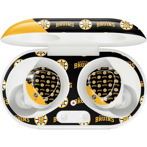 NHL Boston Bruins Pattern Galaxy Buds Plus Skin