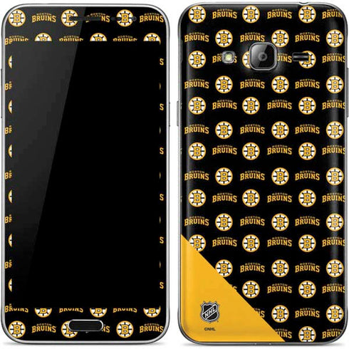 NHL Boston Bruins Pattern Galaxy J3 Skin
