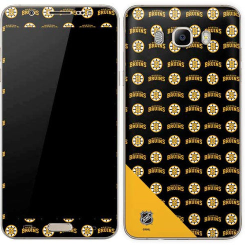 NHL Boston Bruins Pattern Galaxy J7 Skin