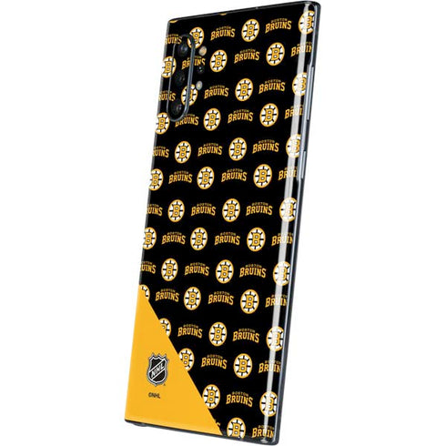 NHL Boston Bruins Pattern Galaxy Note 10 Plus Skin