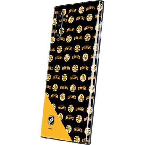 NHL Boston Bruins Pattern Galaxy Note 10 Skin