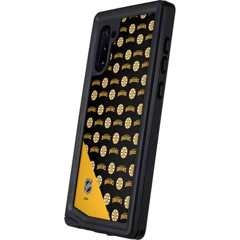 NHL Boston Bruins Pattern Galaxy Note 10 Waterproof Case