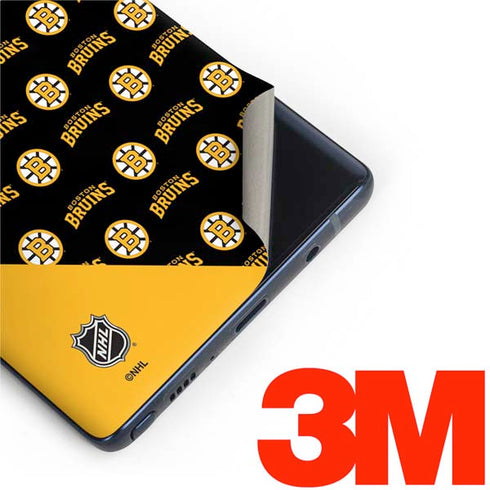 NHL Boston Bruins Pattern Galaxy Note 9 Skin