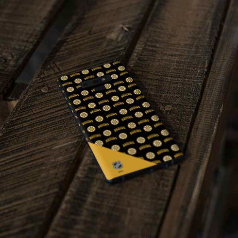 NHL Boston Bruins Pattern Galaxy Note 9 Skin