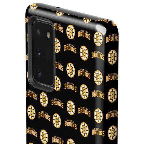 NHL Boston Bruins Pattern Galaxy Note20 5G Pro Case