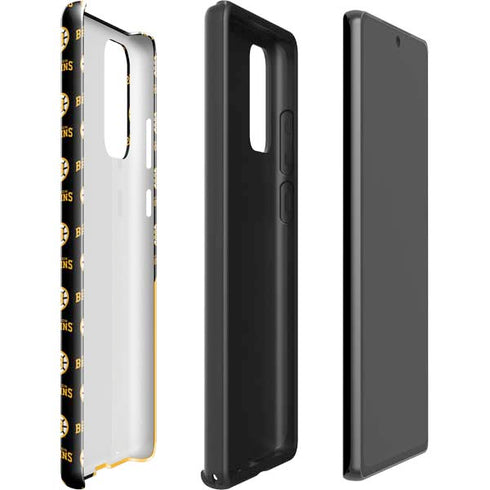 NHL Boston Bruins Pattern Galaxy Note20 5G Pro Case