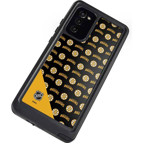 NHL Boston Bruins Pattern Galaxy Note20 5G Waterproof Case