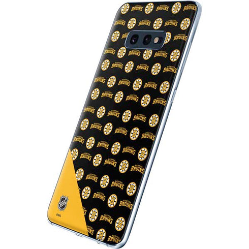 NHL Boston Bruins Pattern Galaxy S10e Skin