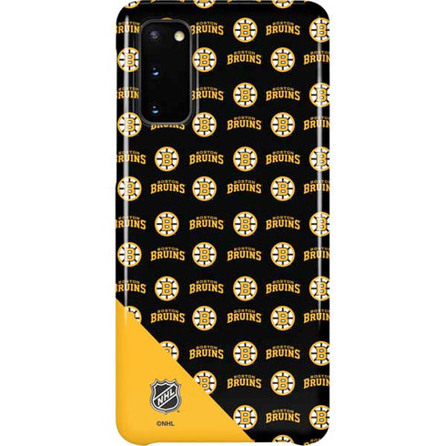 NHL Boston Bruins Pattern Galaxy S20 Lite Case