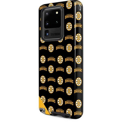 NHL Boston Bruins Pattern Galaxy S20 Ultra 5G Pro Case