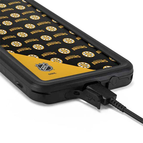 NHL Boston Bruins Pattern Galaxy S20 Waterproof Case