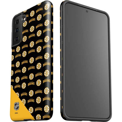 NHL Boston Bruins Pattern Galaxy S21 FE Pro Case