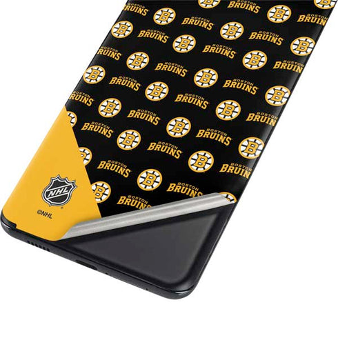NHL Boston Bruins Pattern Galaxy S21 Plus 5G Skin