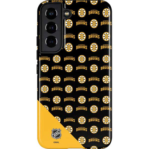 NHL Boston Bruins Pattern Galaxy S22 Pro Case