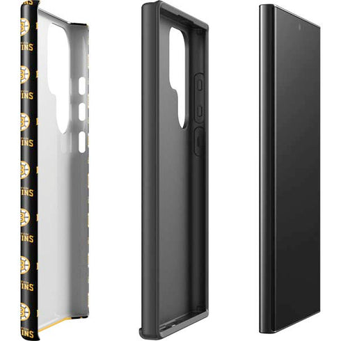 NHL Boston Bruins Pattern Galaxy S22 Ultra Pro Case