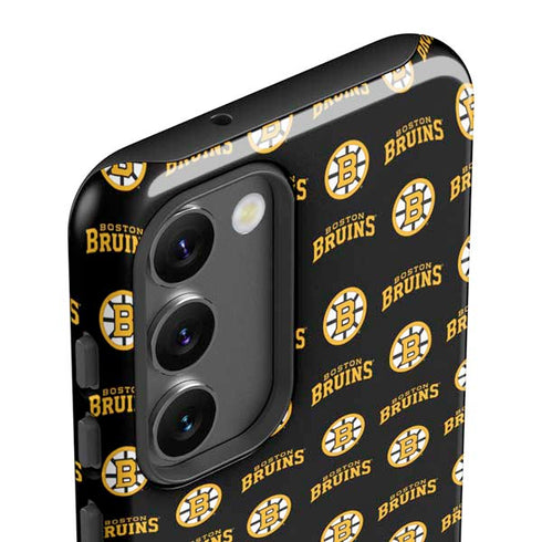 NHL Boston Bruins Pattern Galaxy S23 Pro Case