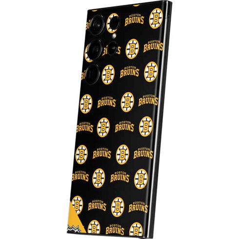 NHL Boston Bruins Pattern Galaxy S23 Ultra Skin