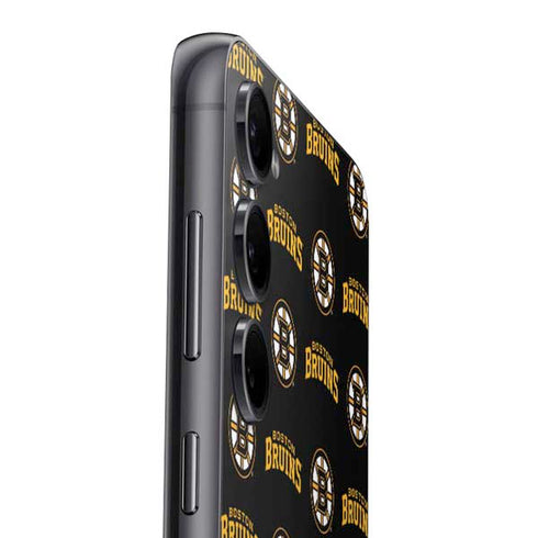 NHL Boston Bruins Pattern Galaxy S25 Plus Skin