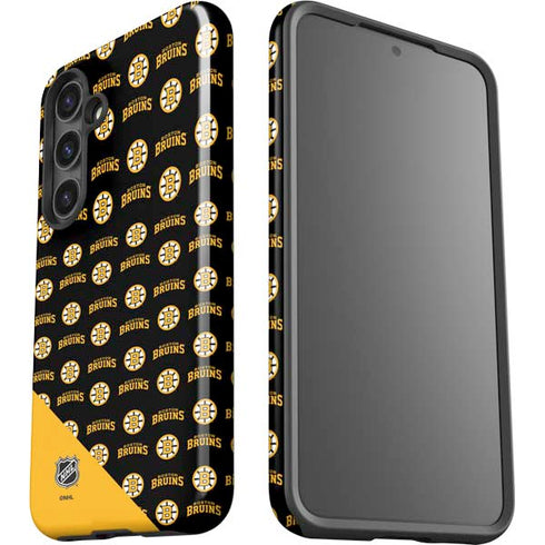 NHL Boston Bruins Pattern Galaxy S25 Impact Case