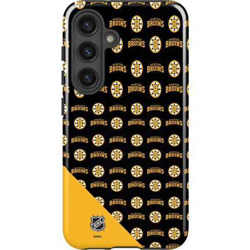NHL Boston Bruins Pattern Galaxy S25 Plus Impact Case