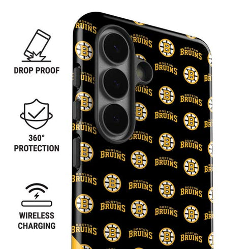 NHL Boston Bruins Pattern Galaxy S26 Impact Case