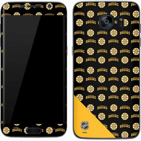 NHL Boston Bruins Pattern Galaxy S7 Skin