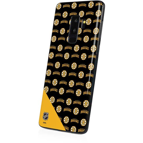 NHL Boston Bruins Pattern Galaxy S9 Plus Skin