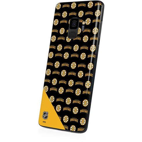 NHL Boston Bruins Pattern Galaxy S9 Skin