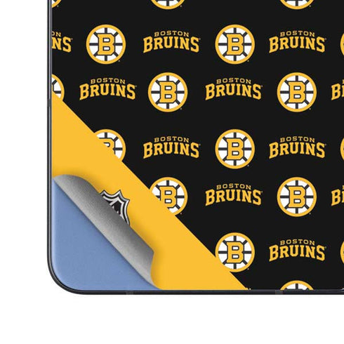NHL Boston Bruins Pattern Galaxy Z Fold5 5G Skin