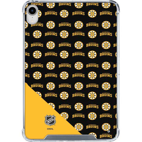NHL Boston Bruins Pattern iPad 11th Gen (2025) Clear Case