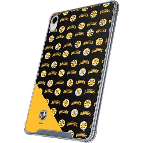 NHL Boston Bruins Pattern iPad 11th Gen (2025) Clear Case