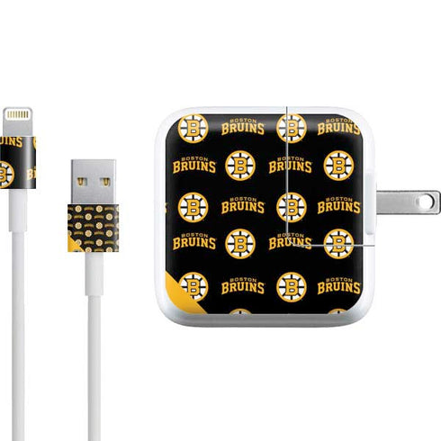 NHL Boston Bruins Pattern iPad Charger (10W USB) Skin