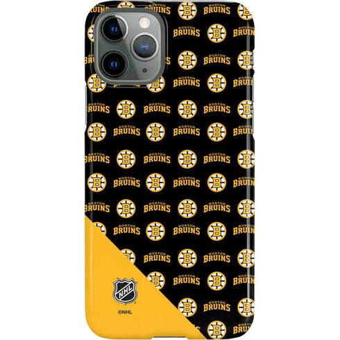 NHL Boston Bruins Pattern iPhone 11 Pro Lite Case