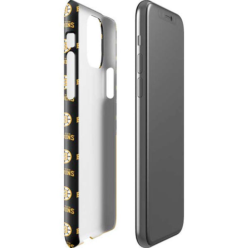 NHL Boston Bruins Pattern iPhone 11 Pro Lite Case