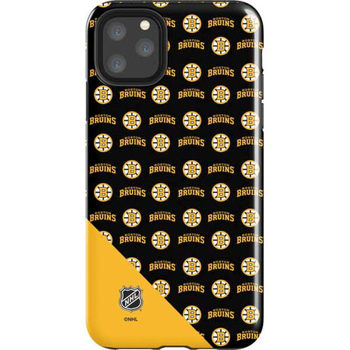 NHL Boston Bruins Pattern iPhone 11 Pro Max Impact Case