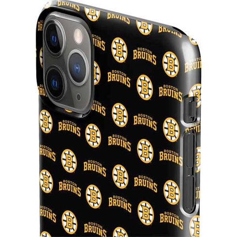 NHL Boston Bruins Pattern iPhone 11 Pro Max Lite Case