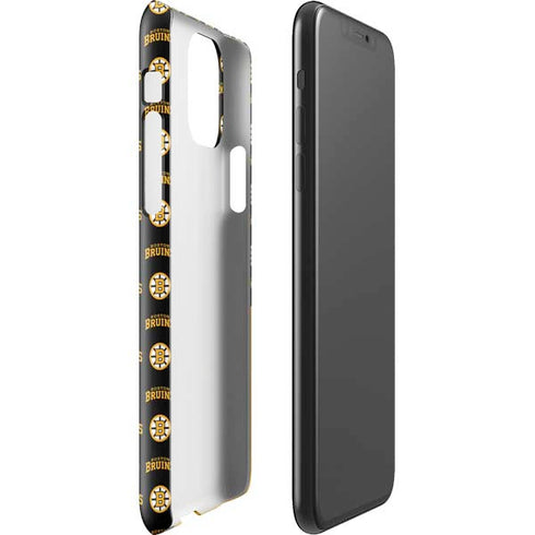 NHL Boston Bruins Pattern iPhone 11 Pro Max Lite Case