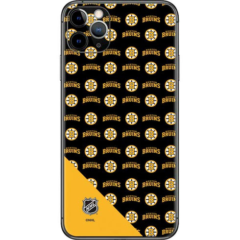 NHL Boston Bruins Pattern iPhone 11 Pro Max Skin
