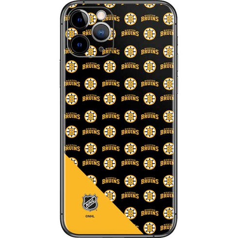 NHL Boston Bruins Pattern iPhone 11 Pro Skin