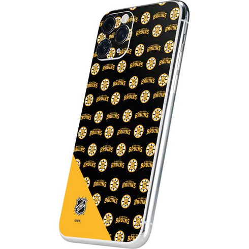 NHL Boston Bruins Pattern iPhone 11 Pro Skin
