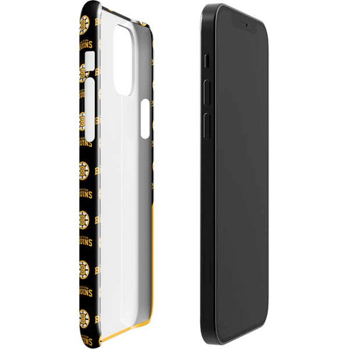 NHL Boston Bruins Pattern iPhone 12 Mini Lite Case
