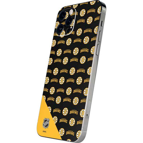 NHL Boston Bruins Pattern iPhone 12 Pro Max Skin