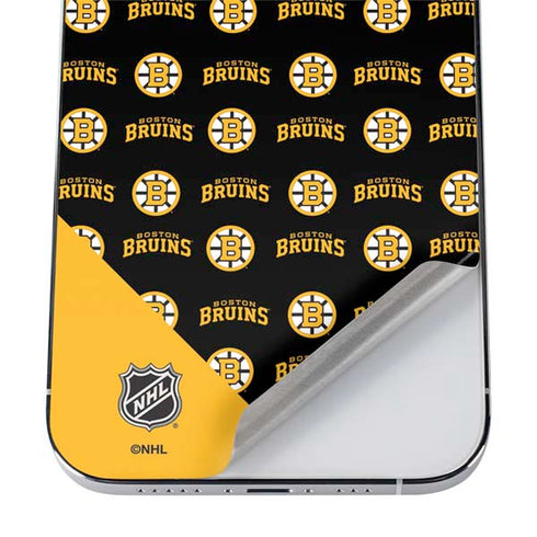 NHL Boston Bruins Pattern iPhone 12 Pro Max Skin