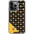 NHL Boston Bruins Pattern iPhone 14 Pro Clear Case