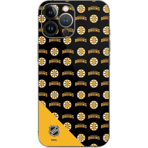 NHL Boston Bruins Pattern iPhone 15 Pro Max Skin