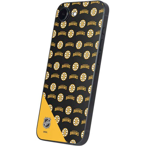 NHL Boston Bruins Pattern iPhone 16e Skin