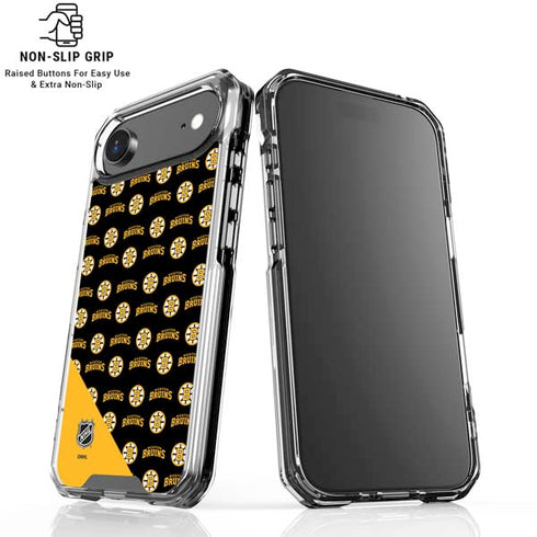 NHL Boston Bruins Pattern iPhone 17 Air MagSafe Case